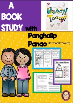 Preview of A Filipino Book Study -- Craftivity, Worksheets focusing on Panghalip Panao