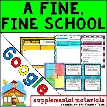 Preview of A Fine Fine School | Journeys 3rd Grade Lesson 1 | Supplements | Google Slides