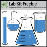 A Freebie Science Lab Mini Clip Art Pack {Messare Clips an