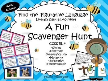 Preview of A Fun Figurative Language Scavenger Hunt through Multi-Cultural Awareness