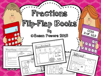 Preview of A Fun Fractions Flip Flap Book