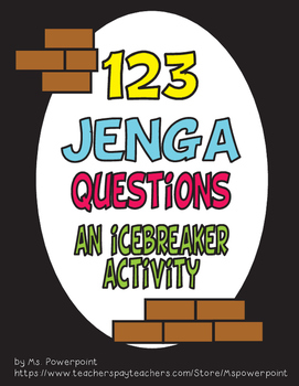 Preview of A Fun and Interactive Icebreaker Activity - JENGA