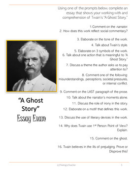 ghost story essay