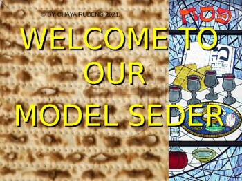 Preview of A GUIDE TO A PASSOVER/PESACH MODEL SEDER
