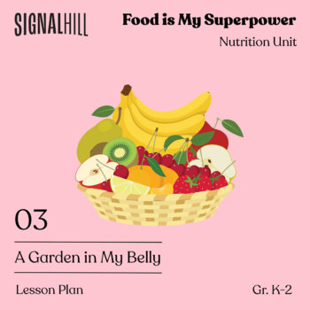 Preview of A Garden in My Belly | Nutrition Lesson Plan