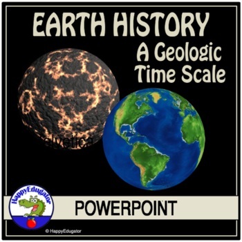 Preview of A Geologic Time Scale Earth History PowerPoint and Printable Activities