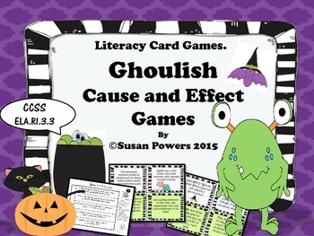 Preview of A Ghoulish Game of Cause and Effect for Interactive Literacy Centers
