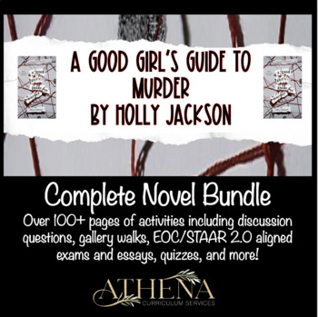 Preview of A Good Girl's Guide to Murder by Holly Jackson Full Novel Unit