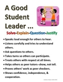 A Good Math Student Leader (Poster)