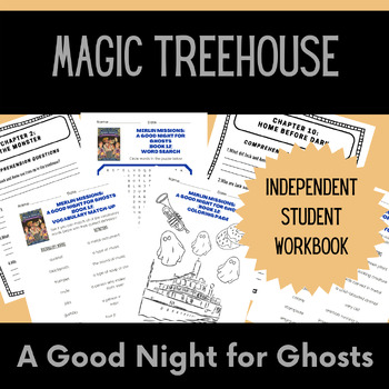 Preview of A Good Night for Ghosts (Book 12) Comprehension and Activity Workbook
