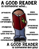 A Good Reader Poster for Reading Comprehension [someone who]