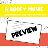 A Goofy Movie Quiz