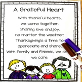 A Grateful Heart | Thanksgiving Poem for Kids