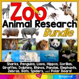 Zoo Animal Research BUNDLE ... Science Mixed w/ Authentic 