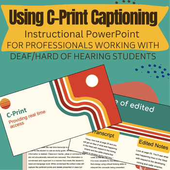 Preview of A Guide to C-Print Captioning for Deaf and Hard of Hearing Students