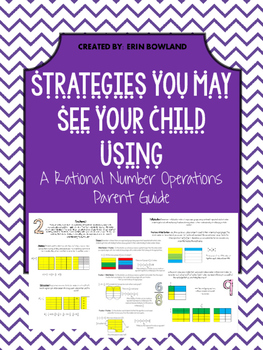 Preview of A Guide to Rational Number Operations : Parent Resource