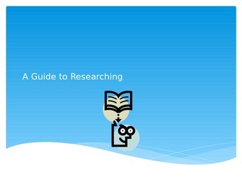 Preview of A Guide to Researching - All Grade Levels