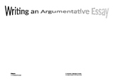 A Guide to writing Argumentative Essays