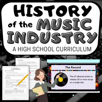 Preview of A HISTORY OF THE MUSIC INDUSTRY a High School Music Appreciation Unit