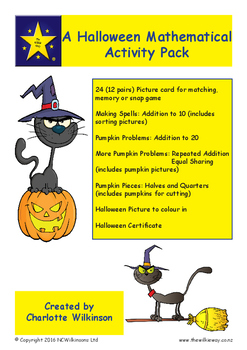 Preview of A Halloween Mathematical Activity Pack