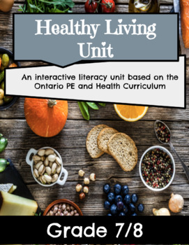 Preview of A Healthy Living Interactive Health Mini-Unit