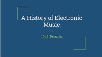 Preview of A History of Electronic Music