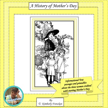 Preview of A History of Mother's Day: No Prep Non-Fiction Passages & Printables