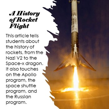 A History of Rocket Flight by Mr B's Readings