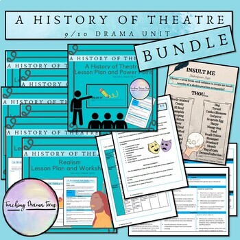 Preview of A History of Theatre Unit Plan BUNDLE