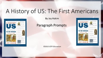 Preview of A History of US: The First Americans: Prehistory - 1600 - Chapter Questions PPT