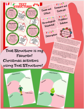 Preview of A Holiday Theme For Teaching Text Structure!! 