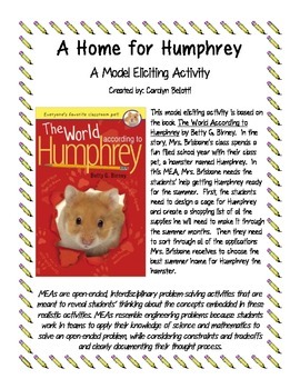 Preview of A Home for Humphrey MEA (Model Eliciting Activity)