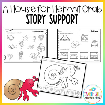 Preview of A House for Hermit Crab Story Support Activities