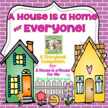 Preview of A House is a Home for Everyone | A Storybook Companion | Story Elements | Craft