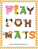 A Is For Alligator Play Doh Mats