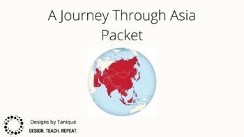 Preview of A Journey Through Asia Web Quest
