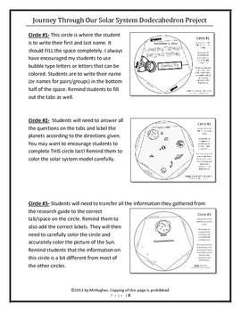 solar system in bubble letters