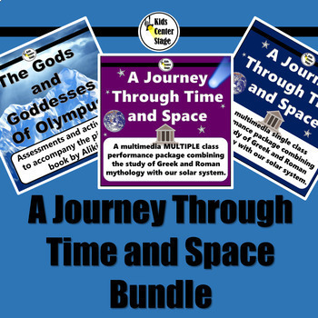 Preview of Space and Greek and Roman Mythology Scripts and Activities Bundle