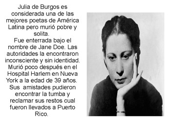 A Julia de Burgos (poema, biografía, análisis) by Maria del Mar