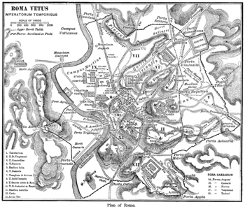 Preview of A Keyed Map of Ancient Rome during the Time of the Emperors