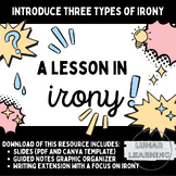 A LESSON IN IRONY - situational dramatic verbal teach iron