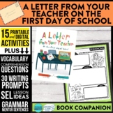 A LETTER FROM YOUR TEACHER ON THE FIRST DAY OF SCHOOL Acti