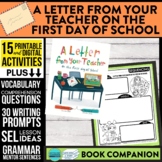 A LETTER FROM YOUR TEACHER ON THE FIRST DAY OF SCHOOL acti