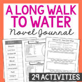 A LONG WALK TO WATER Novel Study Unit | Book Report Projec