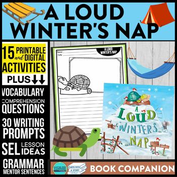 Preview of A LOUD WINTER'S NAP activities READING COMPREHENSION - Book Companion read aloud