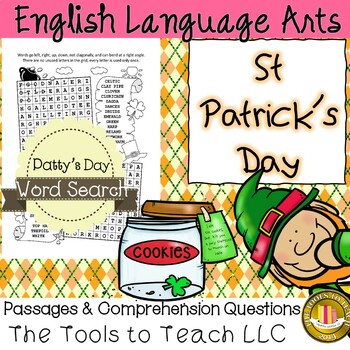 Preview of St Patrick's Day Read Leprechaun Passages and Comprehension Questions No Prep