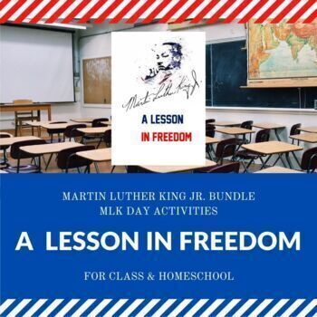 Preview of A Lesson in Freedom - Martin Luther King Jr. Workbook - MLK Day Activities