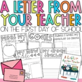 A Letter From Your Teacher Activity | Back to School Read 