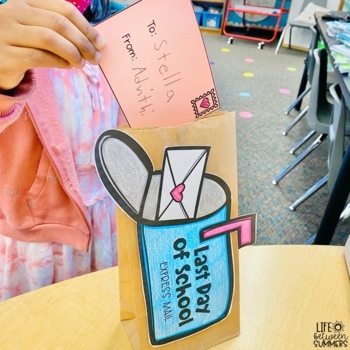 A Letter From Your Teacher on the Last Day of School Activity | TPT