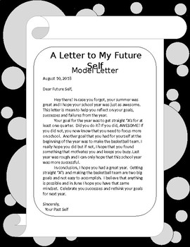 letter to future self essay